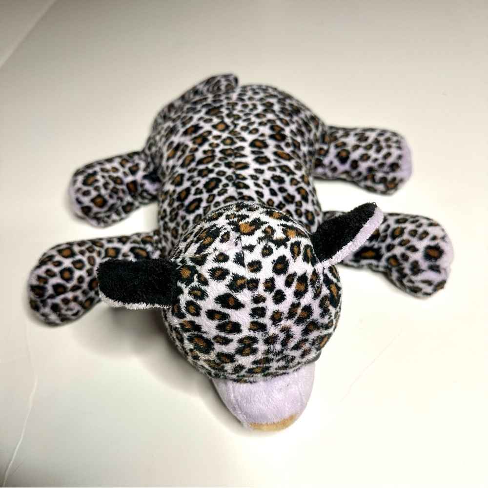 Lavender Stuffed Microwavable Leopard Plush